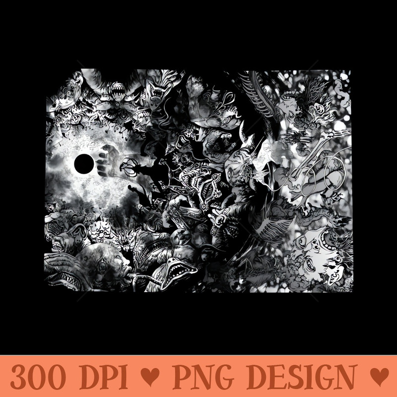 monsters - Printable PNG Graphics - Instant Download