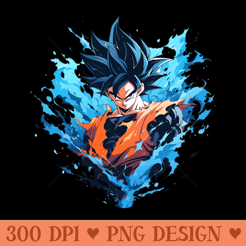 goku - Unique PNG Artwork - Download right away