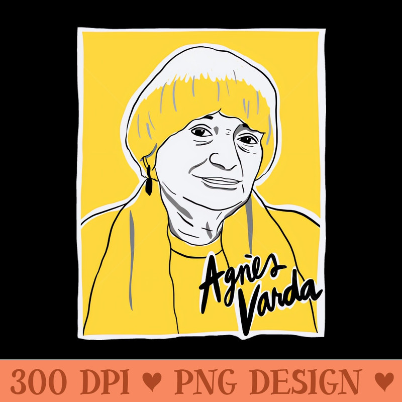 Agnes Varda - Transparent PNG download - Instantaneous download