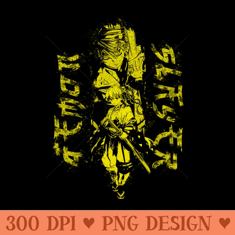 Power of Demon Slayer - Unique PNG Artwork - Instantaneous download