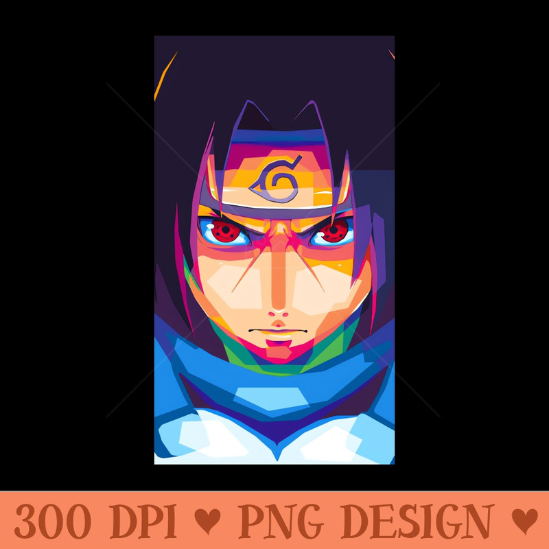Uchiha itachi wpap pop art - Unique Sublimation patterns - Download instantly