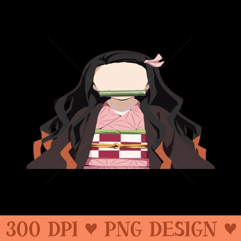 Nezuko From demon slayer anime - PNG Design Files - Quick download