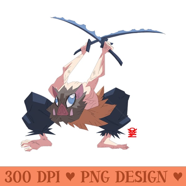 Inosuke - Ready To Print PNG Designs | Inspire Uplift