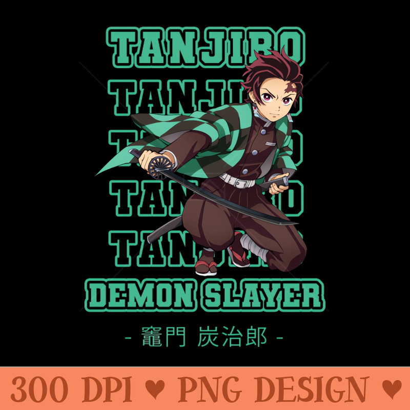 Tanjiro Kamado - Unique Sublimation patterns - Download right away