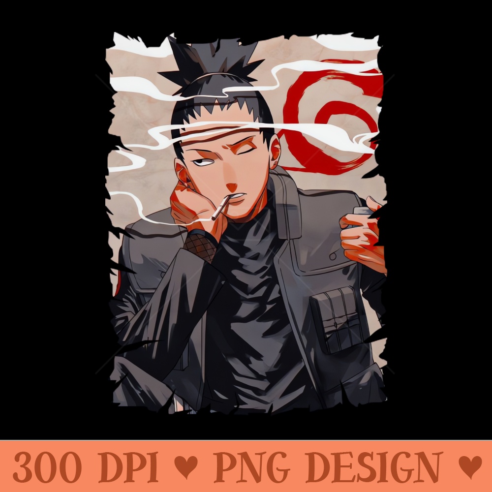SHIKAMARU NARA MERCH VTG - High Quality PNG Files - Fast download