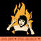 Flames on the side of my face - Sublimation graphics PNG - Download instantly