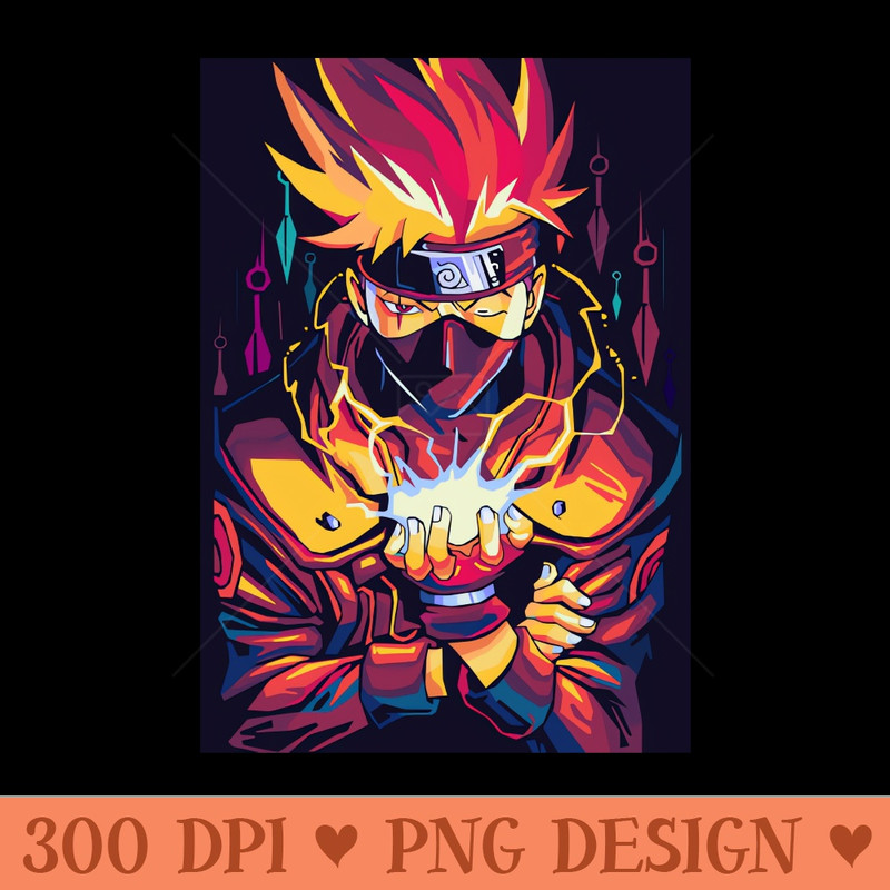 hatake kakashi wpap pop art - Sublimation PNG download - Download right away