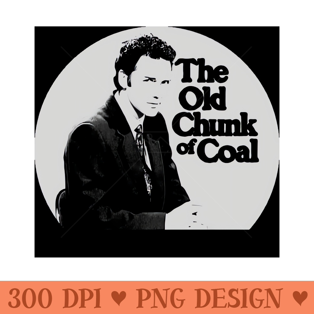 NORM MACDONALD The Old Chunk of Coal - Digital PNG Artwork - Instant Download
