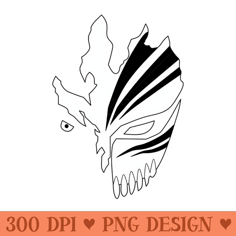 Hollow Mask - Sublimation clipart PNG - Instantaneous download