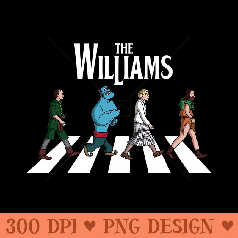 The Williams - PNG Art Files - Fast download