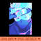 Kakashi vaporwave - PNG design downloads - Immediate download