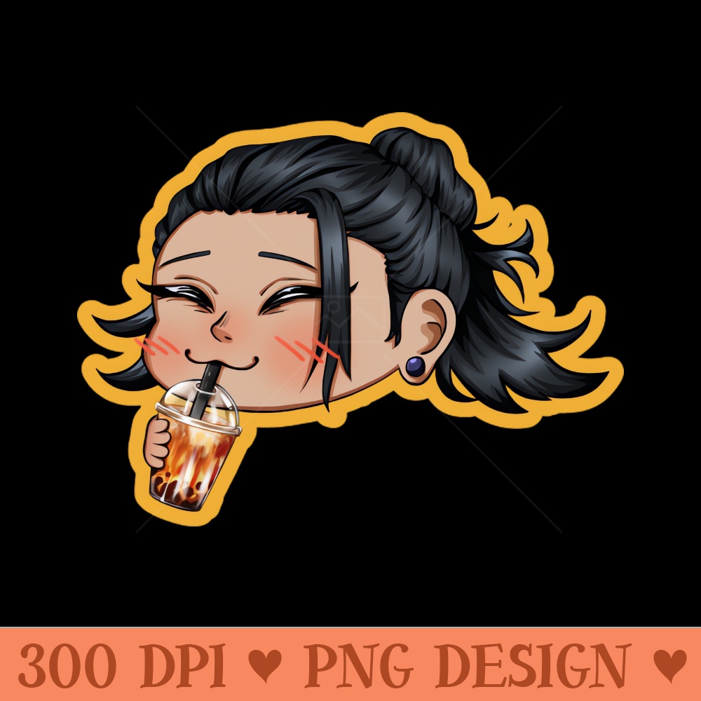 Adult Suguru Geto Chibi - Sublimation clipart PNG - Fast download