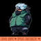 fat kakashi - Sublimation graphics PNG - Instantaneous download