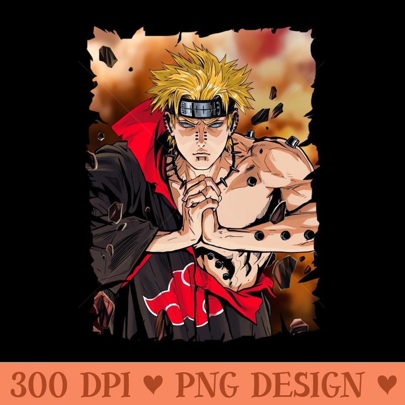 PAIN NAGATO MERCH VTG - Sublimation images PNG download - Instant Download