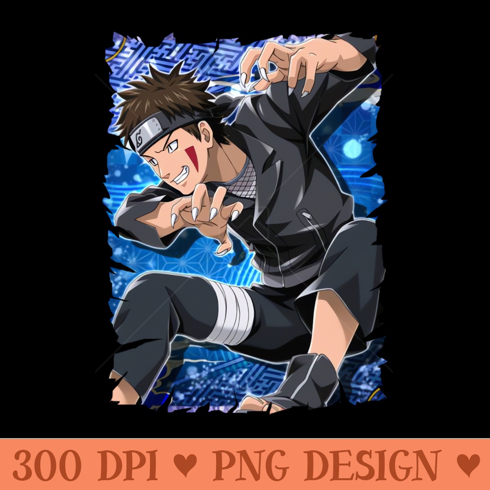 KIBAA INUZUKA KIBA ANIME MERCHANDISE - PNG Design Files - Instant download