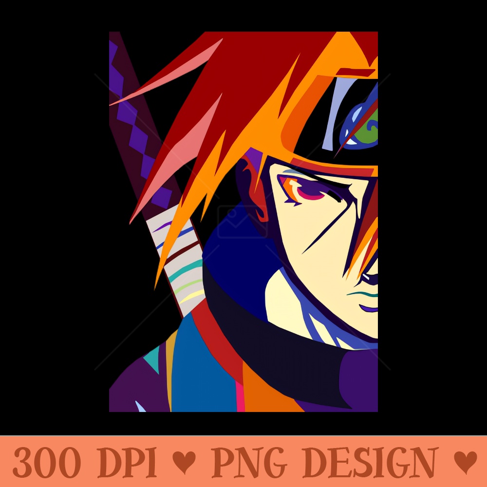 Itachi wpap pop art - PNG Download - Download right after purchase