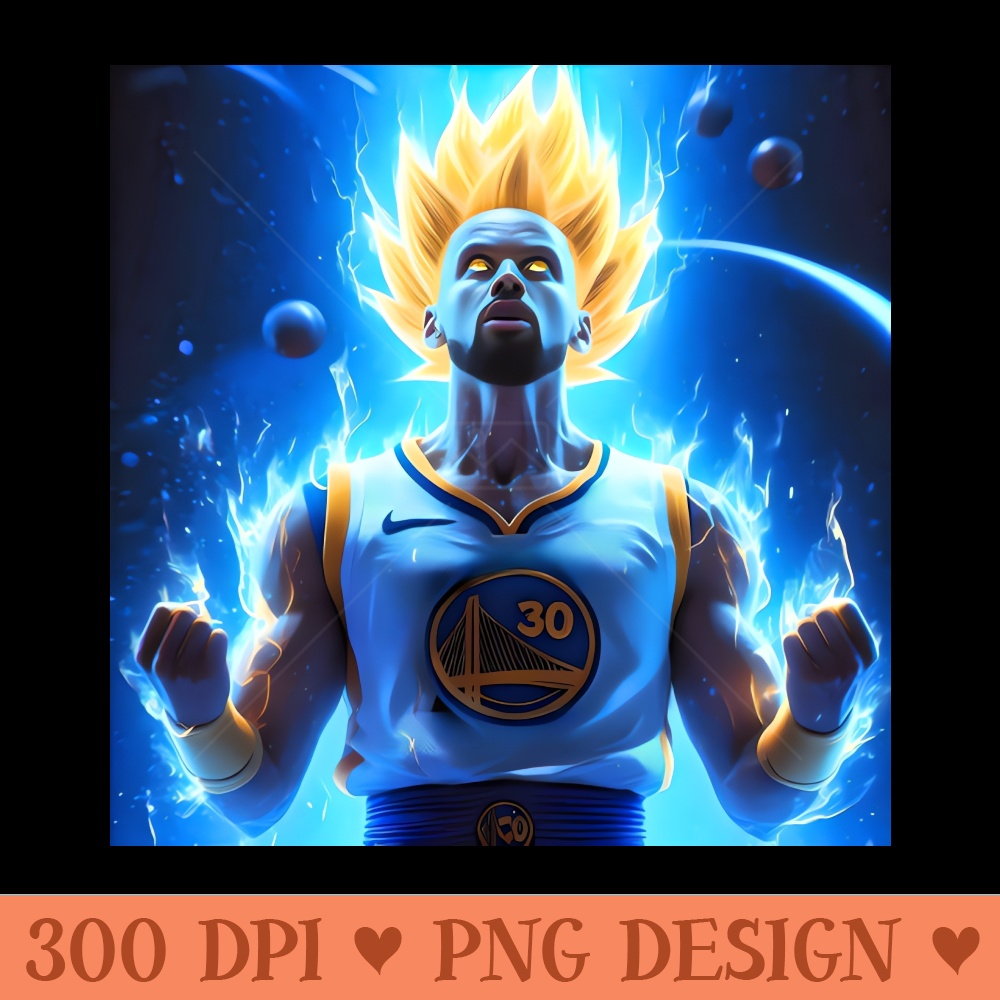 Super Saiyan Steph Curry - PNG Download - Fast download