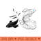 Black And White Betta Fish Strongest Sorcerer Anime Inspired Siamese Fighting Fish Anime SatoSugu - PNG Templates Download - Download immediately