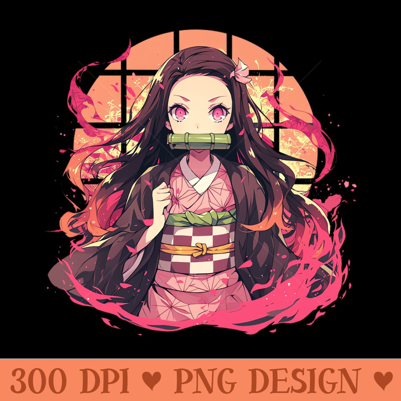 nezuko - Printable PNG Graphics - Download right away