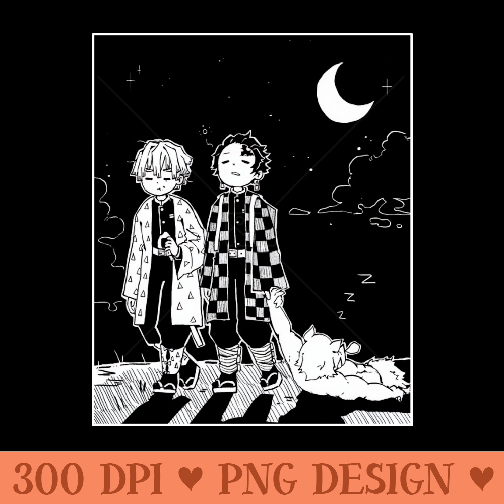 Kimetsu no yaiba demon slayer - High Quality PNG Files - Immediate download