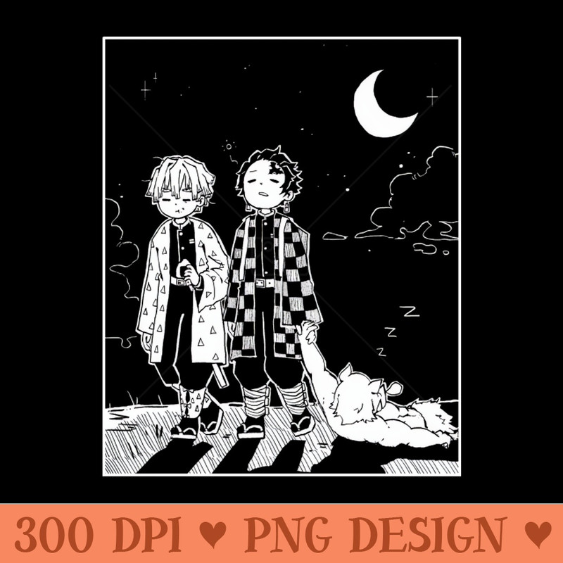 Kimetsu no yaiba demon slayer - High Quality PNG Files - Immediate download