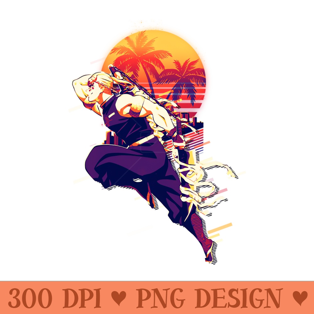 Tengen Uzui - Sublimation printables PNG download - Download in an instant