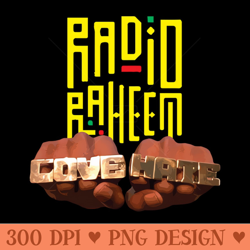 Radio Raheem - Digital PNG Downloads - Instantaneous download