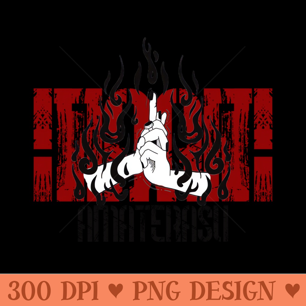 Itachi Amaterasu - High Quality PNG files - Download immediately