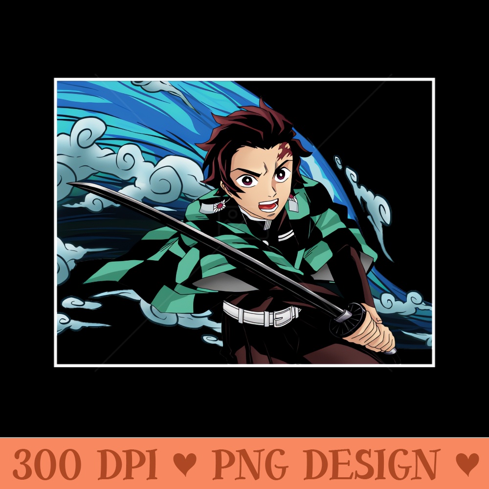 Demon Slayer Third Form - Sublimation PNG download - Quick download