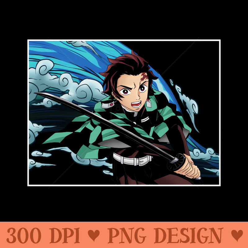 Demon Slayer Third Form - Sublimation PNG download - Quick download