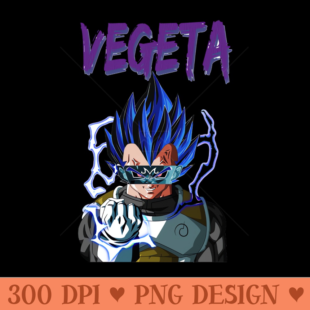 vegeta - Sublimation templates PNG - Fast download