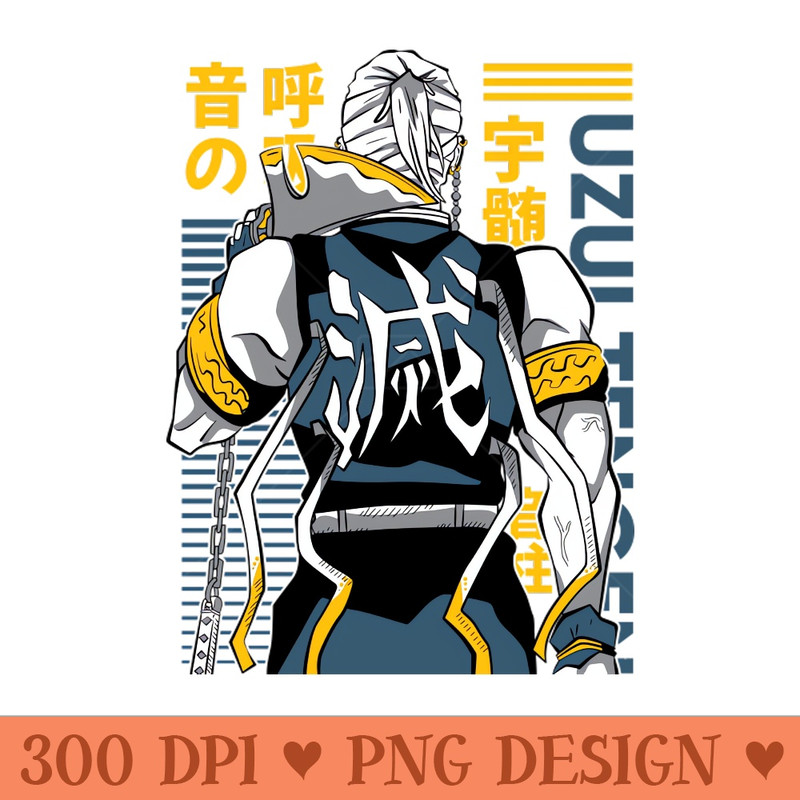 Uzui Tengen l Demon slayer anime - Sublimation graphics PNG - Fast download