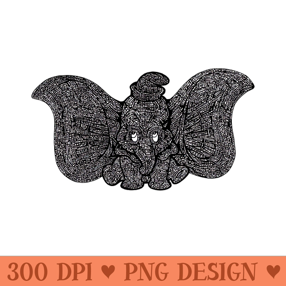 Dumbo - Printable PNG Graphics - Download instantly