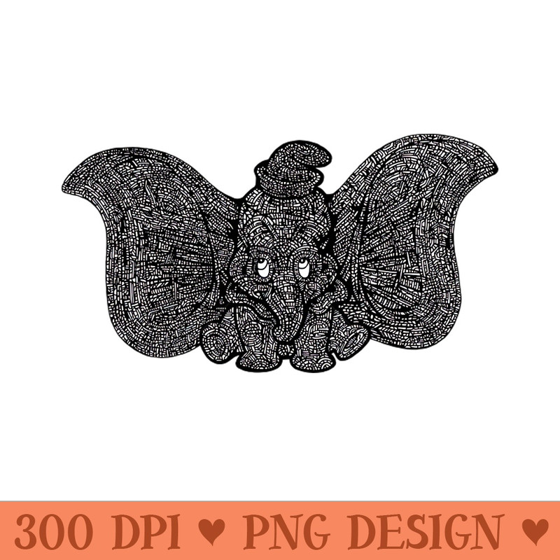 Dumbo - Printable PNG Graphics - Download instantly