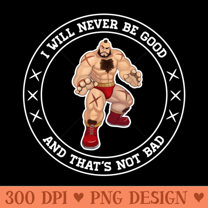 Wreck It Ralph Zangief Bad Guy - Sublimation backgrounds PNG - Download immediately