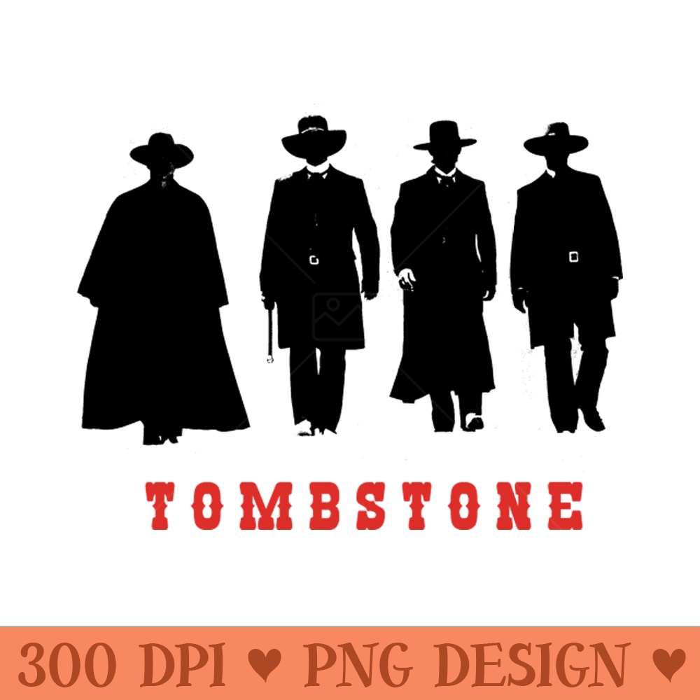 Tombstone Movie Vintage - PNG design assets - Immediate download