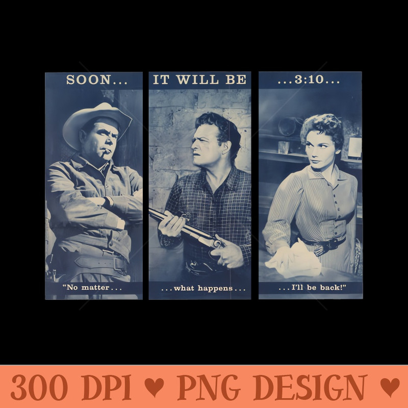 310 to Yuma Movie Poster - Trendy PNG Designs - Download in an instant