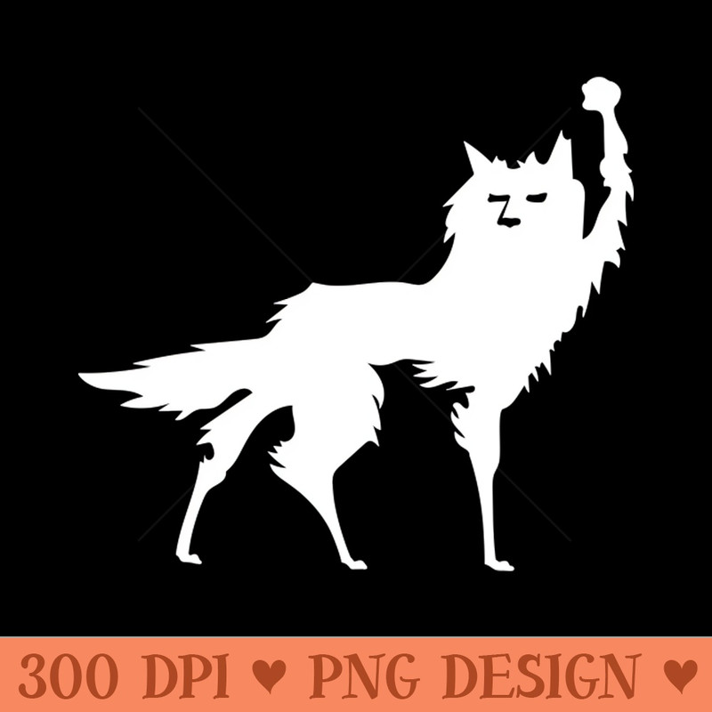 Fantastic Mr Fox Wolf Canis Lupus Simple - Sublimation artwork PNG download - Quick download