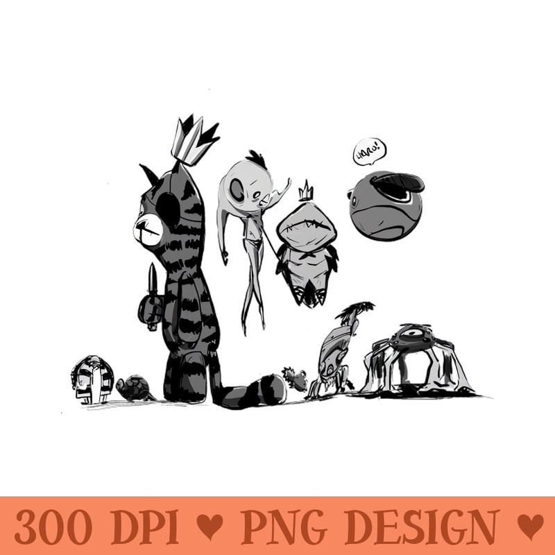 Anime friends - High Quality PNG files - Fast download