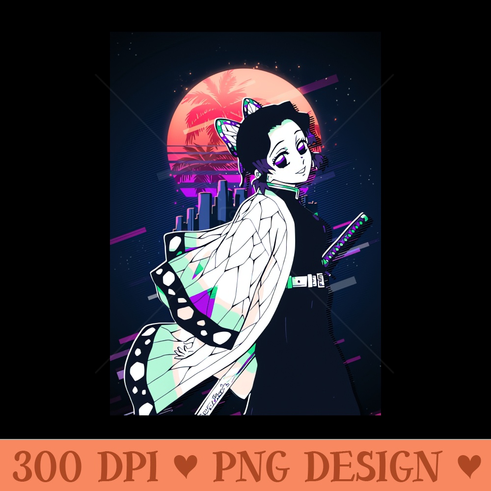 Shinobu Demon Slayer - Sublimation designs PNG - Download right away