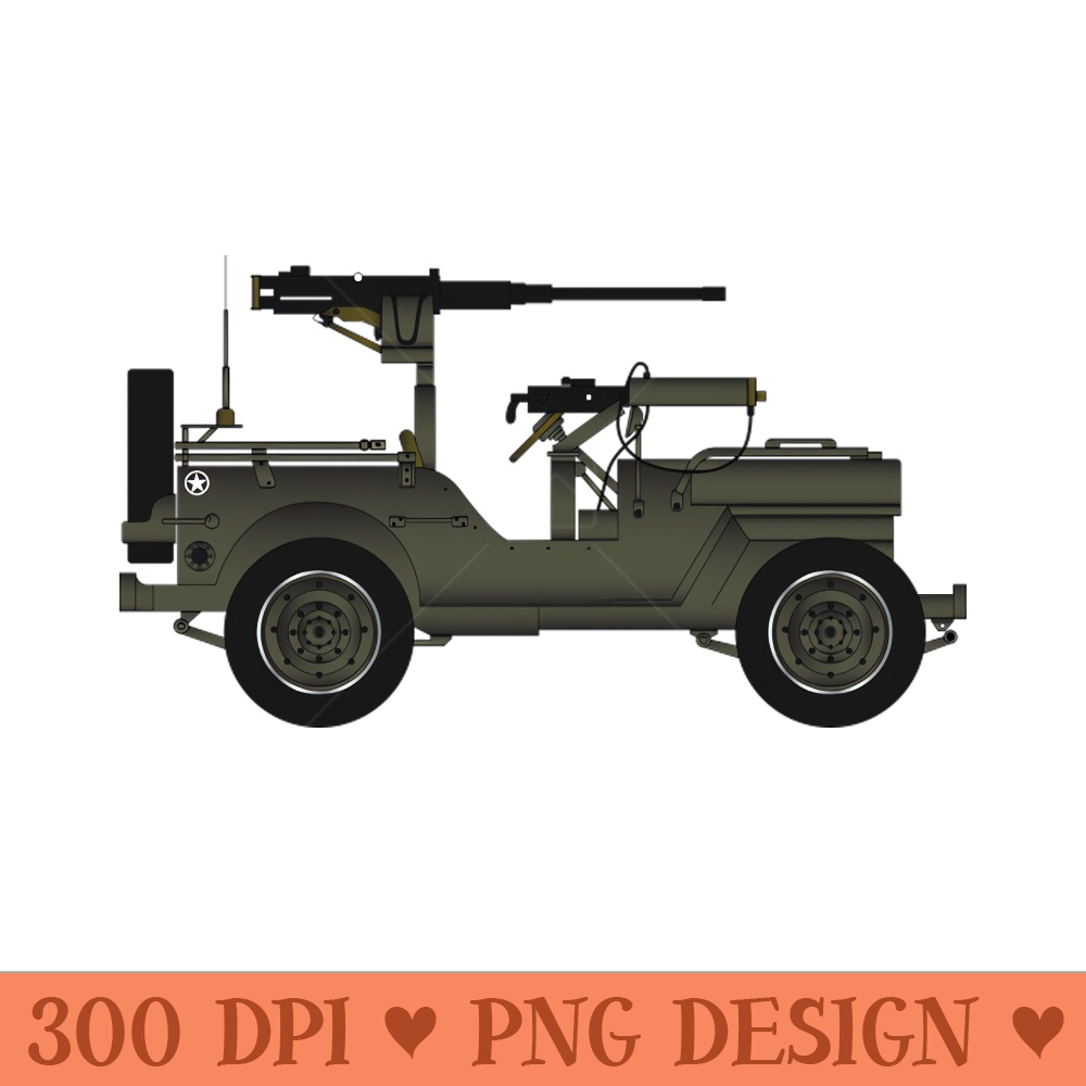 The Willys MB - Digital PNG Downloads - Fast download
