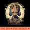 Baby Groot with Headphones - High Resolution PNG Designs - Instant download