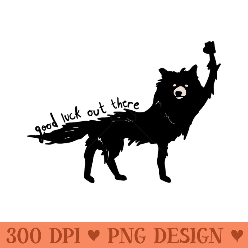 Mr Fox, Good Luck Out There - High Resolution PNG Designs - Download right after purchase