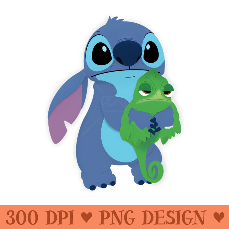 Stitch and Pascal - PNG Sublimation - Download right away