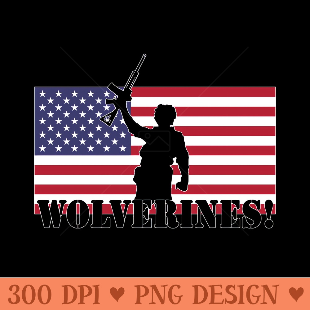 Wolverines USA - Sublimation patterns PNG - Download right away