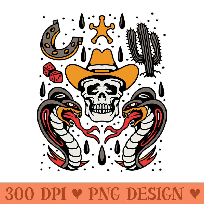 cowboy - Sublimation graphics PNG - Download right away