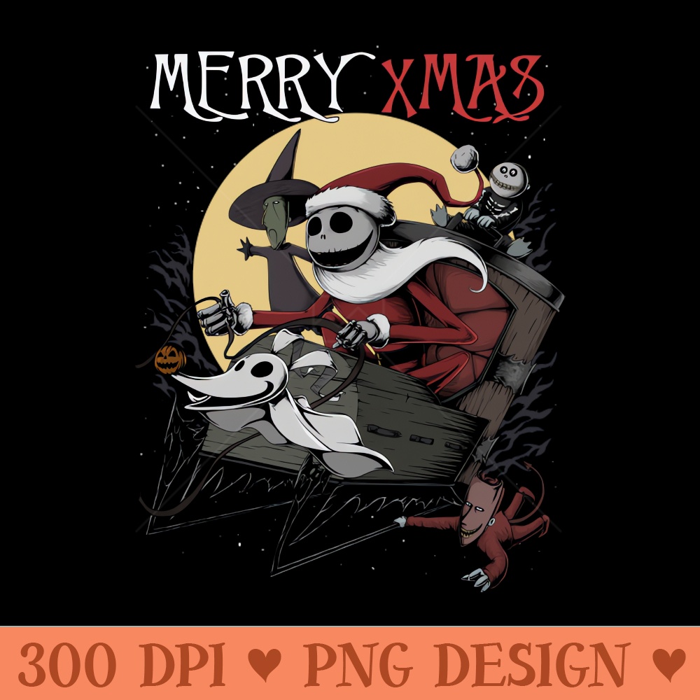 Nightmare Before Christmas - Sublimation graphics PNG - Quick download