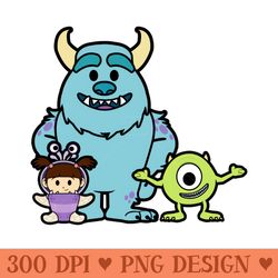 monsters inc group - png sublimation