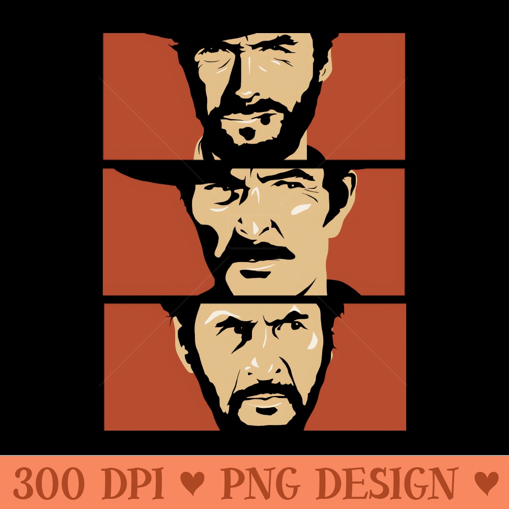 The Good The Bad And The Ugly Eyes Scene - PNG design downloads - Download in an instant