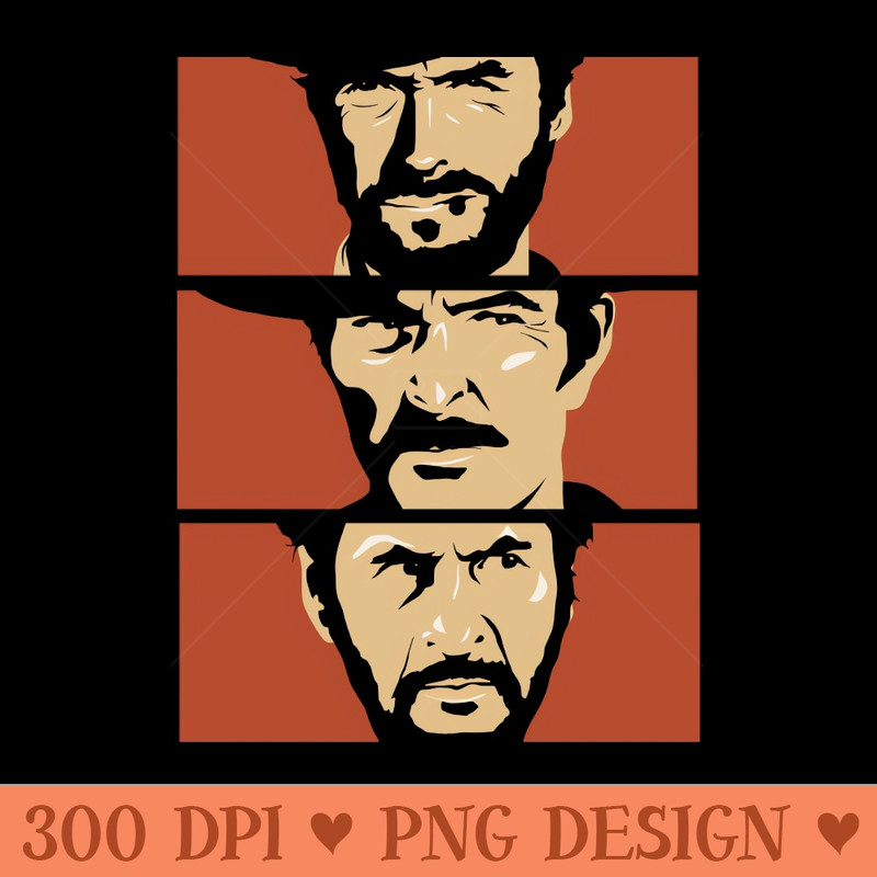 The Good The Bad And The Ugly Eyes Scene - PNG design downloads - Download in an instant